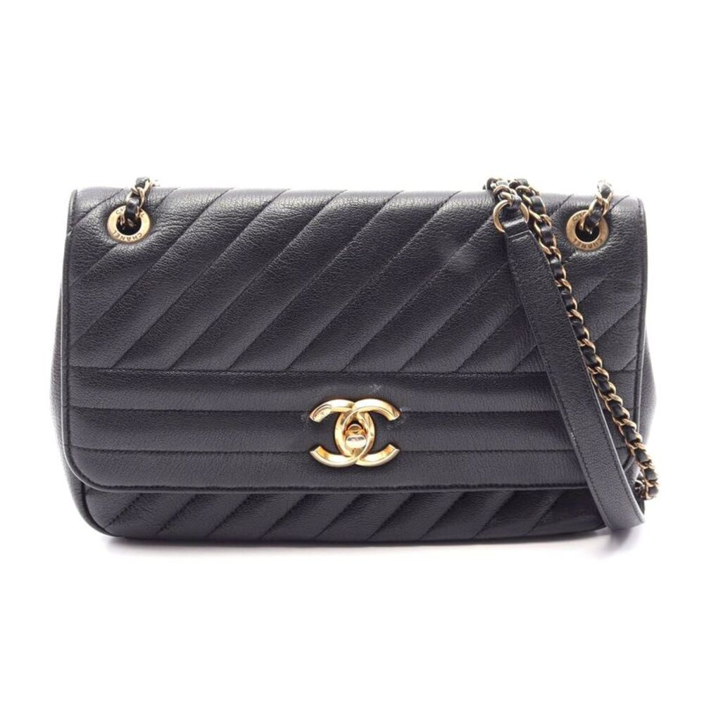 Chanel Quilted Flap Shoulder Bag Leather